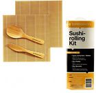 001 Bambooworx Sushi Making Kit Includes Rolling Mats Rice 0793842001259
