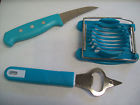 00609e Unbranded Three Piece Kitchen Gadget Set Knife Bottle Opener Egg