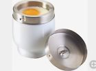 030734062234 Fox Run Egg Porcelain Coddled White Chrome New