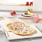 0477389 03160 Leifheit Large Square Ceramic Pizza Stone With Carrying 047738031609