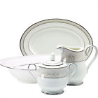 037725323473 Noritake Montvale Platinum 5 Piece Completer Set