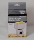 077784017692 Taylor Weigh Store Convenient Kitchen Diet Scale Oz