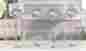081799 Giftcraft 4 Pc Silver Finish Name Place Card Holders Elegant Contemporary Jewel