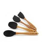 096444411243 Simply Ming Bamboo Silicone Gourmet Utensil Cook Set