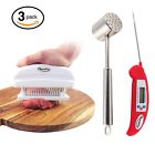 1 Qwality Stainless Steel Meat Tenderizer Set Tenderizing Hammer 721782122307