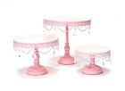 1172cp Opulent Treasures Chandelier Plate Piece Cake Stand Set