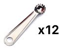 12-pack Rsvp Stem Huller-corer-scoop Stainless Steel