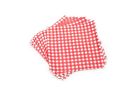 13201 Fox Run Red Gingham Disposable French Fry Wax 030734132012