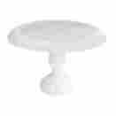 1562128 Design Guild Bianca Dots Pedestal Cake Plate 088235403346