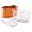 1716 Pampered Chef Bamboo Sink Caddy New