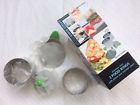 2-3-4 7cm Food Rings W Press Transfer Plate