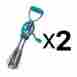 Ba-3021 2-pack Progressive Prepworks Abs Stainless Steel Batter Whipping Beater 078915046895