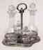 51724 21028 Id Silver Finish Set Stand Antique Condiment Metal