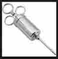 23-0402-w Pragotrade 2 Oz Commercial Grade Nickel-plated Marinade Injector