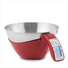 256453-611 Wolfgang Puck Bistro Elite Digital Measuring Bowl Kitchen Scale Red