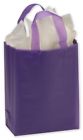 268-080410-66 Bags Bows By Deluxe Grape Frosted High Density Shoppers Case