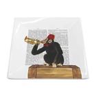 28218 Paperproducts Design Small Square Plate Featuring Louis