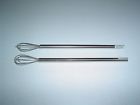 290-734 Crate And Barrel Two Stainless Steel Cocktail Whisks