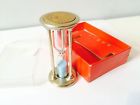 3 Vintage Germany St. Christopher Timer " Guide Hourglass Minutes