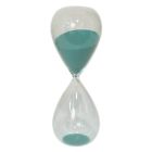 32567 Three Hands Colored Glass Sand Timer Hourglass Teal Minute Min