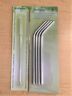 358030 Norwex New Stainless Steel Drinking Straws With Cleaning Brush