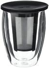 478018 Bodum Brand New Tea For One Double Wall Glass Strainer