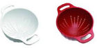 5-qtslifetime Brands White Colander Red