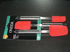 0732879 50335 Oneida Red Silicon Spatula Set All Purpose Scraper 073287503359