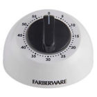 5126898 Farberware Protek Mechanical Timer With Flat Base White 024131271740