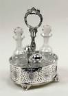 7504578 51488 Aa Importing Glass Cruet Set Metal Stand Id 750457514888