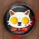 5161077 Fred And Friends Fun Safe Kitty Cat Kitten Breakfast Funny Sunny Side Up Egg Mold