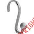 55870 Chrome Hooks Shower Interdesign Ball-chrm Curtain Hook