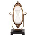 58185 Deco Nautical Hourglass Minutes Classic Style Polyresin Glass 702785665923