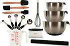 60300 Perfect Baking Set Mixing Bowls Measuring Cup Spoons 689526760300