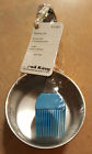 61491 Broil King Stainless Steel Cup Bowl Silicone Brush Basting Set