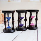 629772042553 Unbranded Retro Wood Frame Sandglass Timer Clock Time