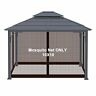 664935348752 Viragzas Gazebo Universal Replacement Mosquito Netting Adjustable Screen