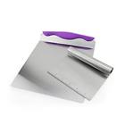 681413180376 Nicecode Bench Scraper Chopper Stainless Steel Pastry Dough