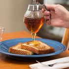 6909057666716 Unbranded Honey Pot Syrup Jar Dispenser Bee Hive