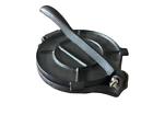 744110515534 Bioexcel Cast Iron Tortilla Presser With Handle Black