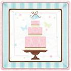 749326 Amscan Bridal Shower Blushing Bride Small Paper Plates