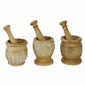 7586472 78277 Zimlay Set Of Brown Mango Wood Country Cottage 758647782772