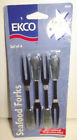 0709502 80449 Ekco Seafood Forks Set 070950804492