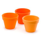 8053-or Fusionbrands Petitepot Silicone Pinch Bowl Set Of Orange 891078001767