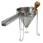 810671015100 N A Weston Cone Strainer And Pestle Set Silver