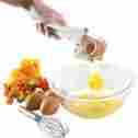 8122 Emson Egg Shell Cracker White Yoke Separator Kitchen Cooking Handheld Baking Tools