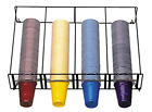 812483015316 Four Section Horizontal Overhead Wire Rack Cup