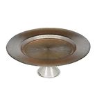 8694f-7 Red Pomegranate Ritz Footed Cake Stand