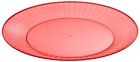 1133940 9 Holiday Plate Disposable Red Prestige 160 Tint Diameter Case