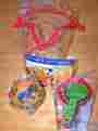 9524 Pampered Chef Colorful Measuring Cups Kids Sandwich Cookie Cutters Set In Bag